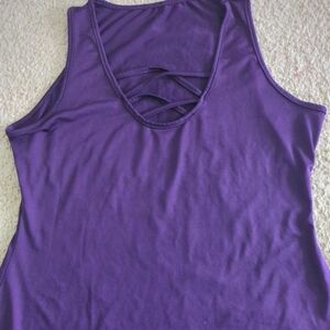 Police Purple Tank Top for Women